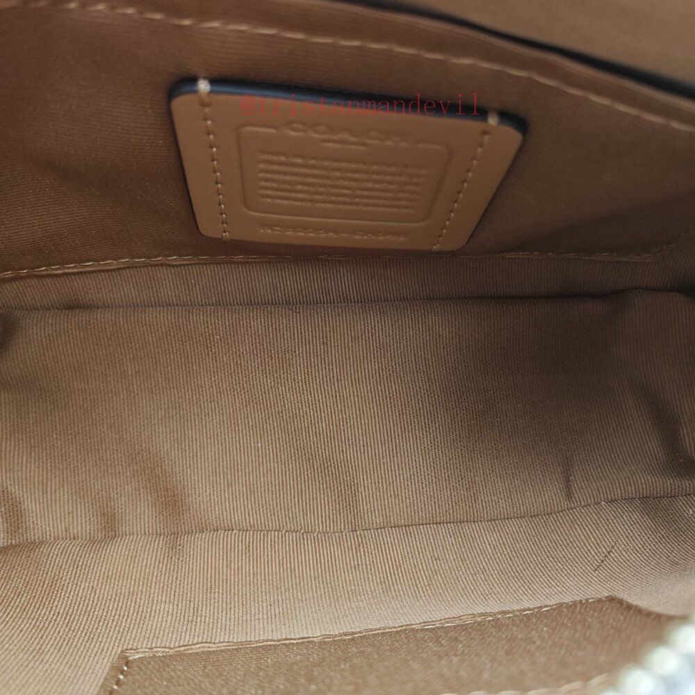 coach Teri Shoulder Bag In Signature Canvas white - Picture 9 of 14